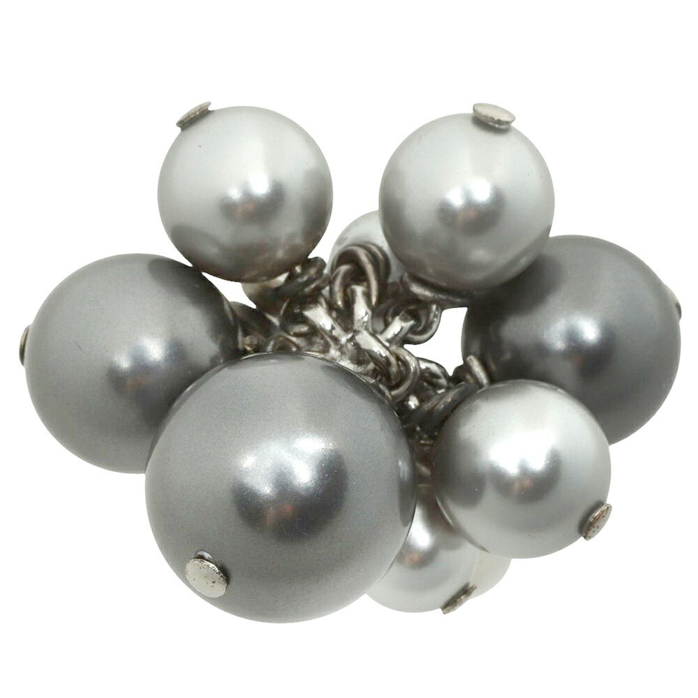 CELINE Silver Pearl Ring